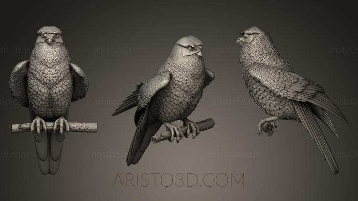 Bird figurines (STKB_0101) 3D model for CNC machine